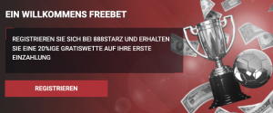 888starz - Freebet - Bis zu 20 CHF