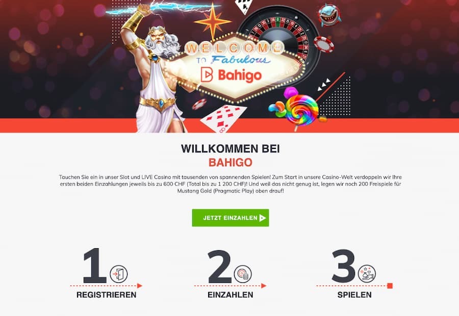 Bahigo Casino Bonus Schweiz