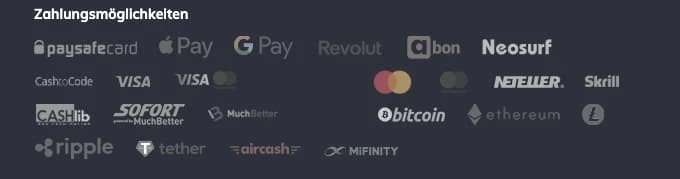 bahigo Zahlungsmethoden