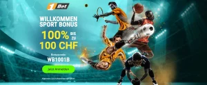 1Bet Schweiz Sportwetten Bonus in CHF