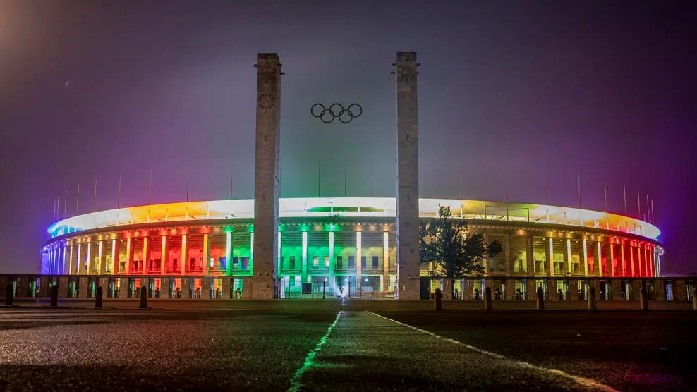 Das Olympiastadion in Berlin