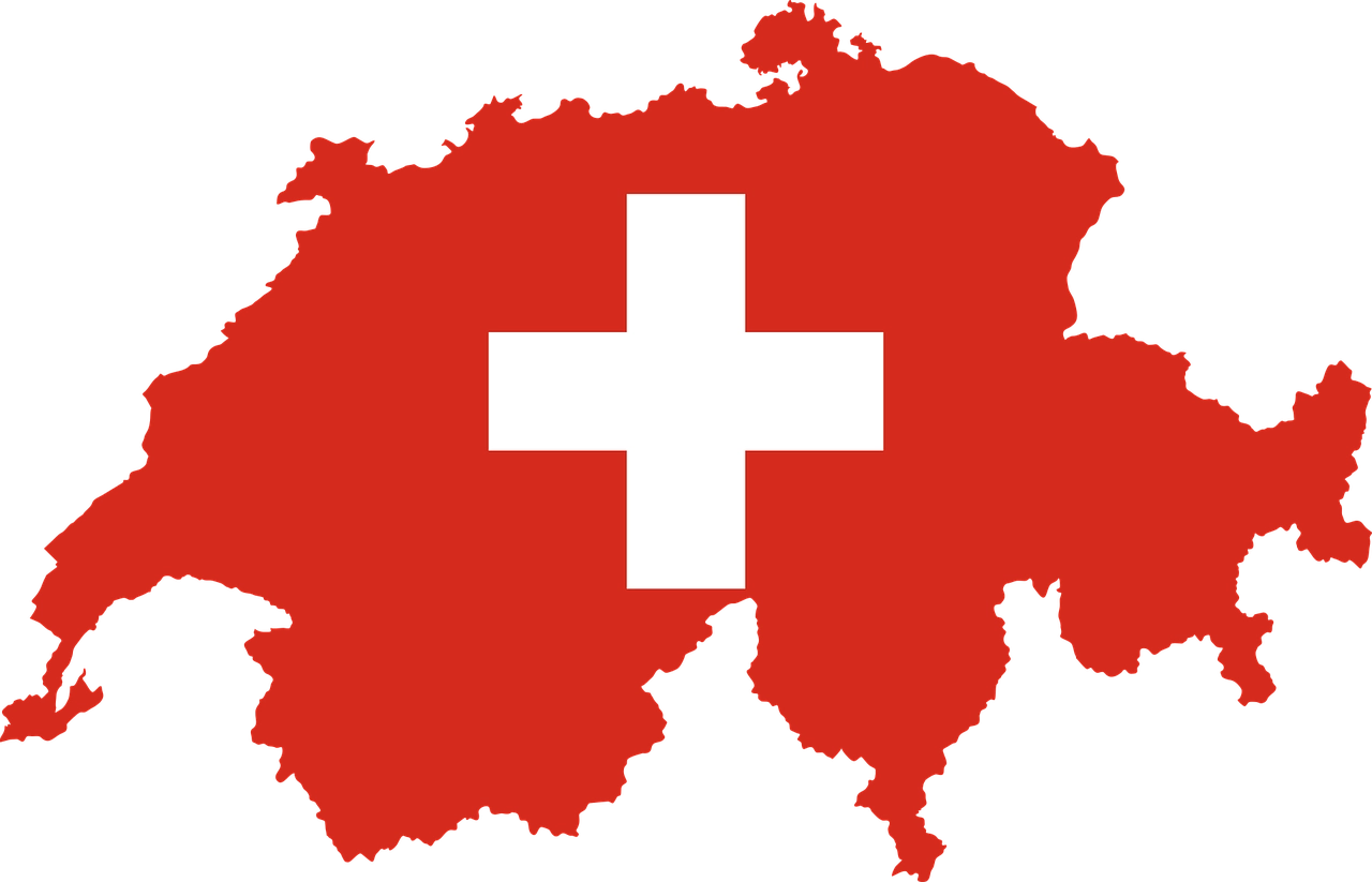 Wettbüro in der Nähe Schweiz Karte © Gordon Johnson from Pixabay