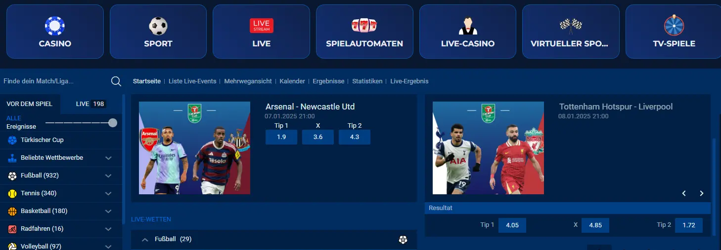 betospin sportwetten