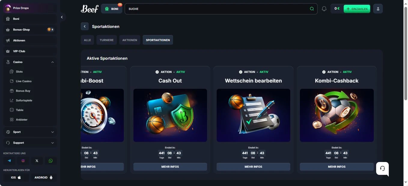 Beef Sportwetten (SWS)_Aktionen2