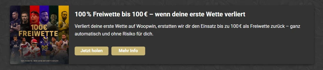 Whoopwin-Willkommensbonus